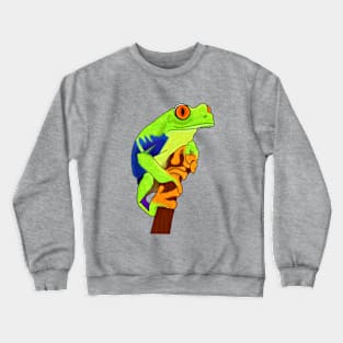 Red eyes frog Crewneck Sweatshirt